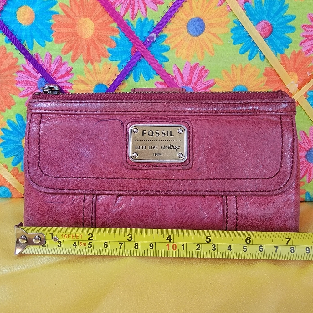 Fossil Women's Emory Soft Leather Clutch Wallet